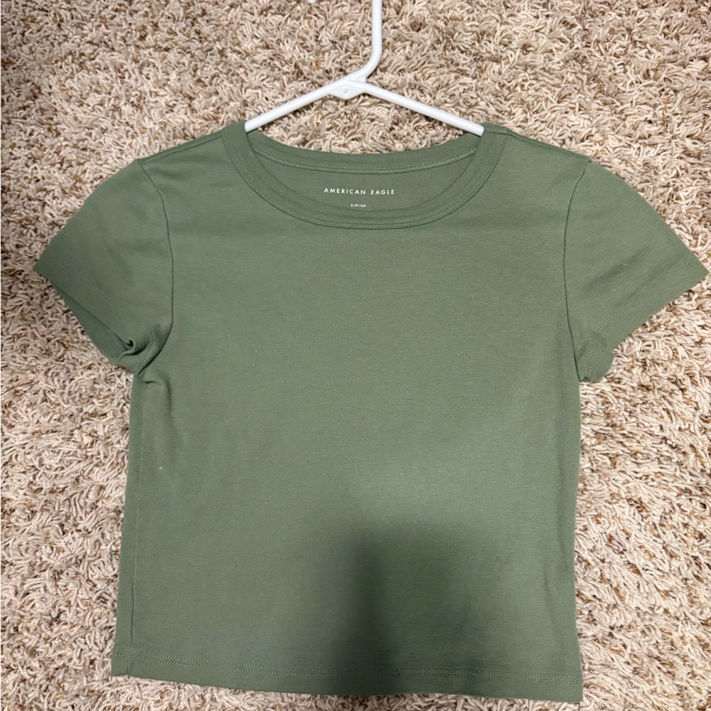 American Eagle Cropped Tee